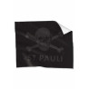 FC St. Pauli Brillenetui - Totenkopf -  schwarz Hartschale Etui mit Putztuch