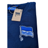 Hertha BSC Berlin Kinder T-Shirt - Logo Navy - Unisex Shirt mit Sticklogo dunkelblau HBSCB - Größen 98 bis 164